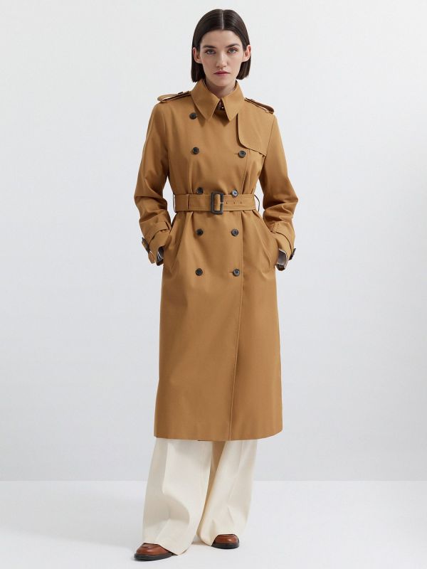 Cotton Double-breasted Trench (P158) 3233P30112-262