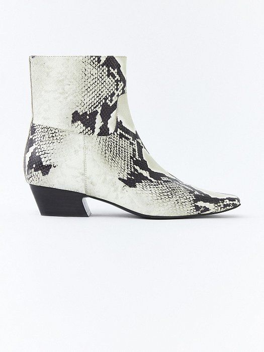 Snake print booties 905380044-804