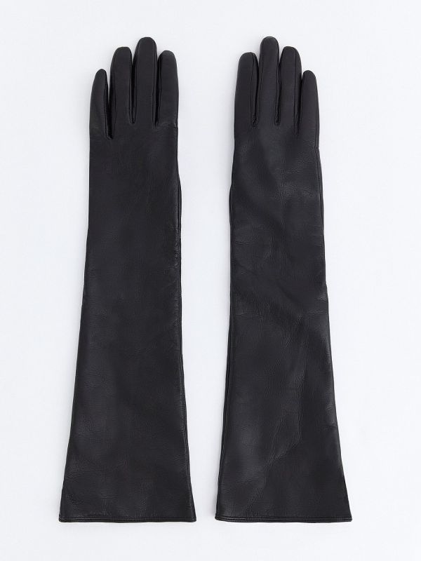 Long leather gloves 903280041-167