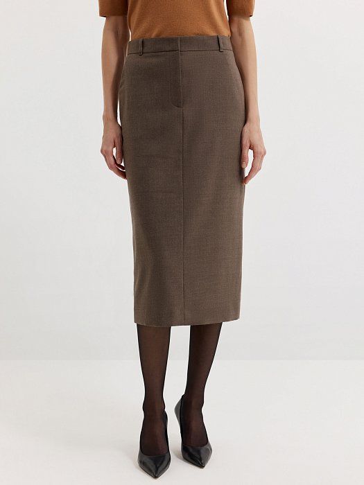 Straight midi skirt 432060154-130