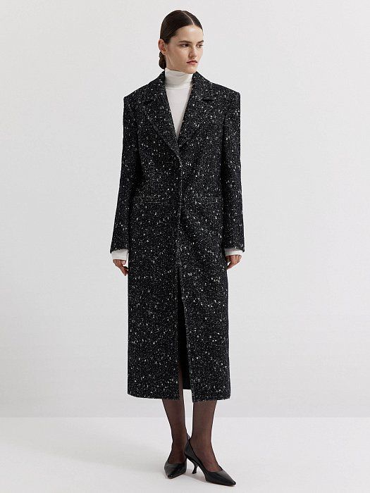 Straight tweed coat 431530152-291