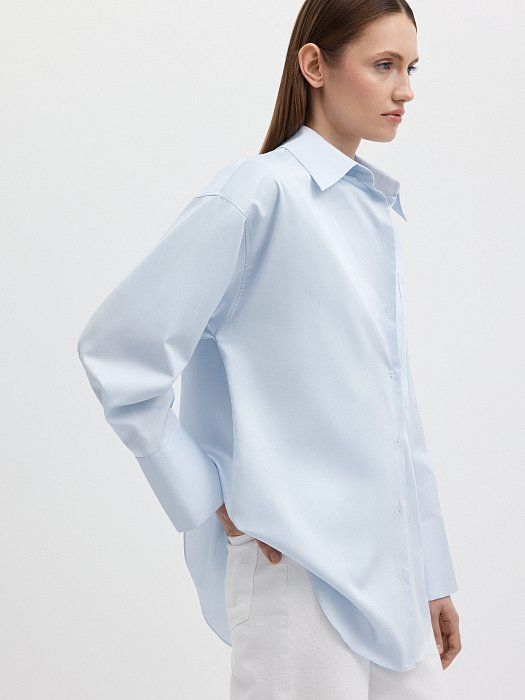 Cotton oversize shirt 319690097-006