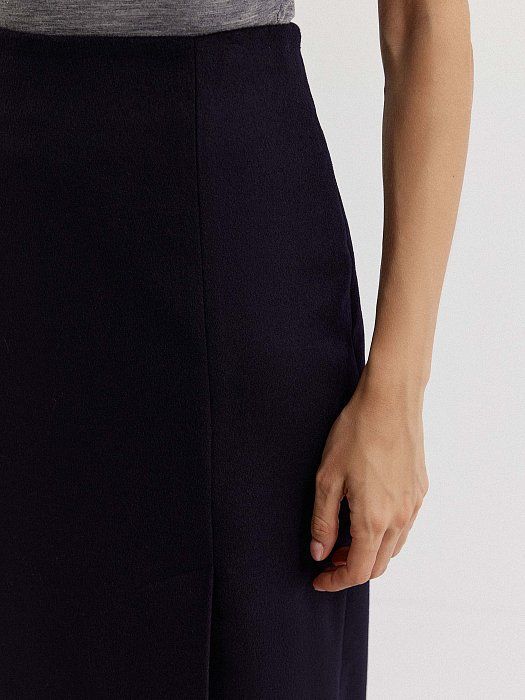 Slit skirt in wool and cashmere 430360129-167