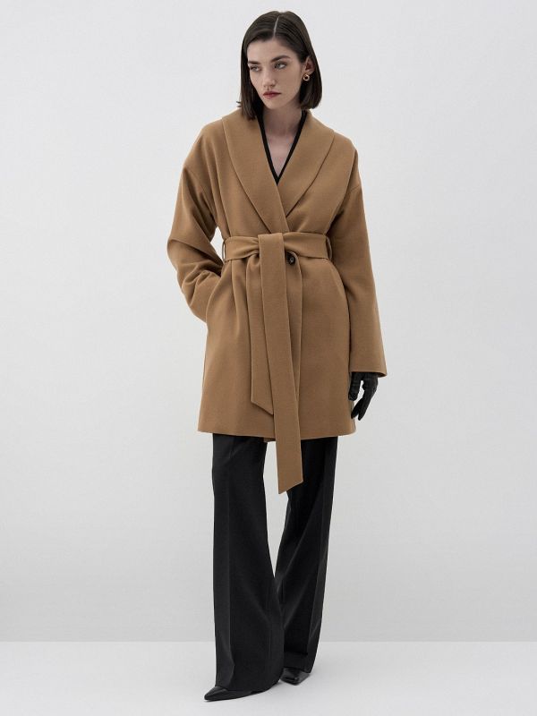 Double-breasted wool coat 424430121-262