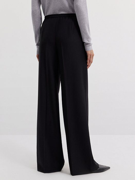 Oversize pants in natural wool 408450230-167