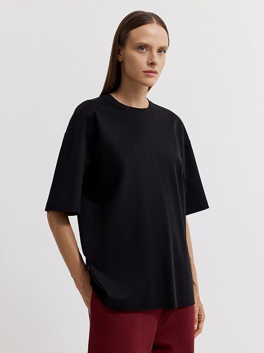 Basic monochrome T-shirt 336820194-167