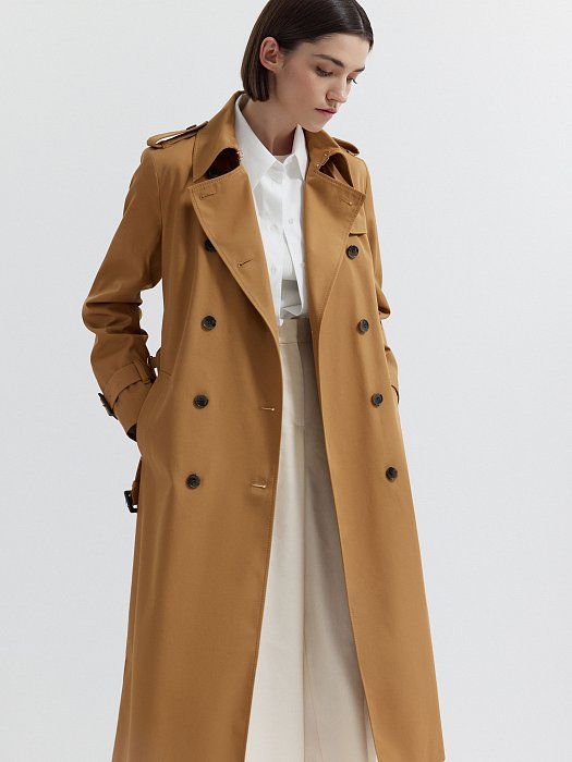 Cotton Double-breasted Trench (P158) 3233P30112-262