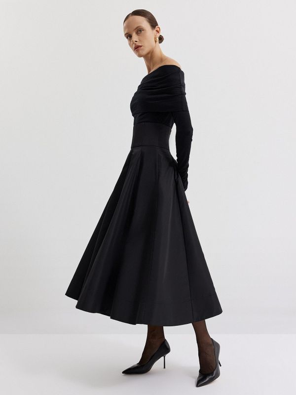 Fluffy taffeta skirt 16916762-167