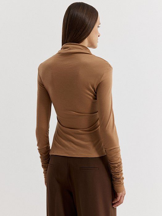 Draped Turtleneck 425020225-001