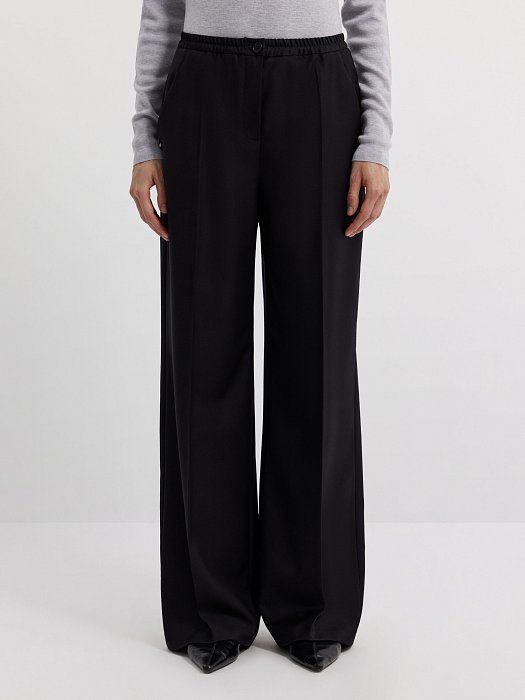 Oversize pants in natural wool 408450230-167