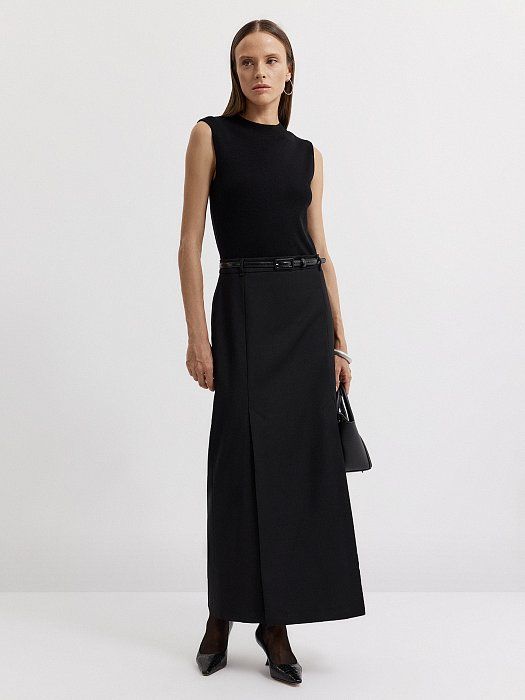 Maxi skirt with slits 432160121-167