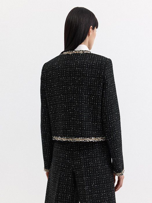 Tweed jacket with lurex 427840167-167