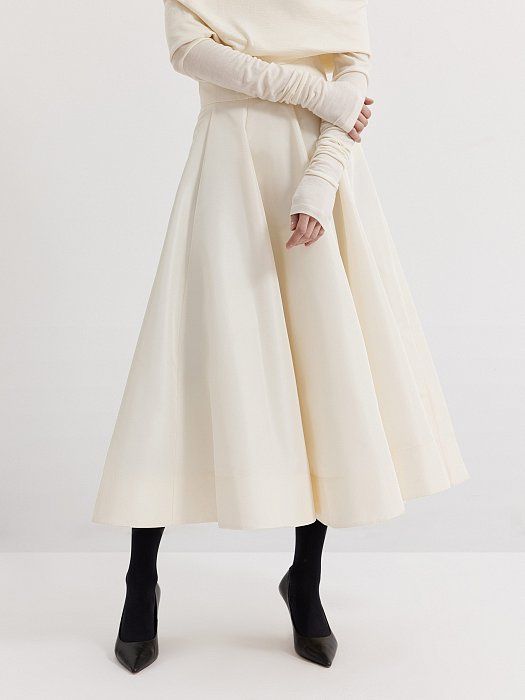 Fluffy taffeta skirt 16916762-593