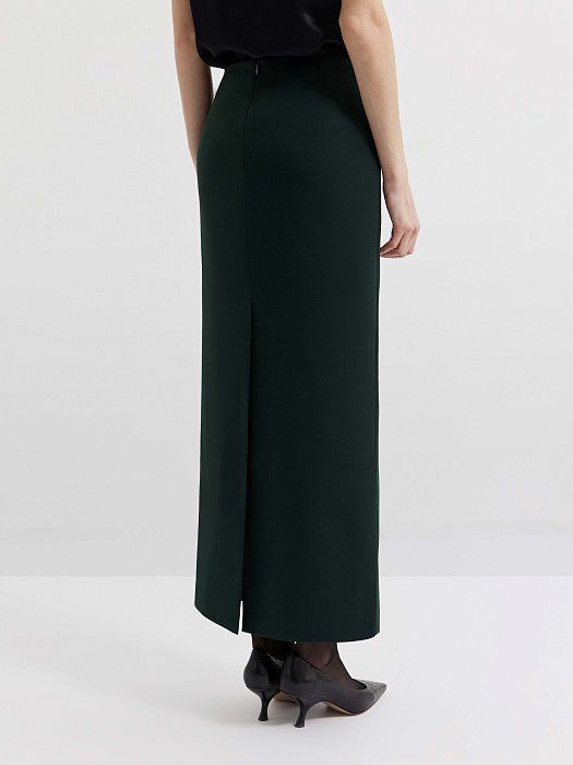 Straight maxi skirt 409160150-768