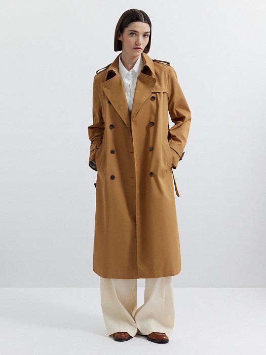 Cotton Double-breasted Trench (P158) 3233P30112-262