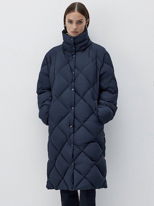 Quilted down coat 179630081-140