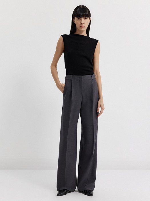 Classic wool blend pants 409150065-175