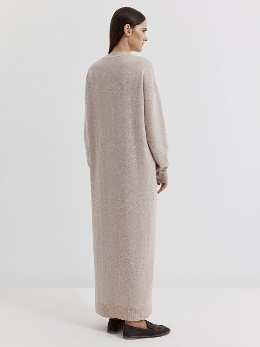 Maxi cardigan made of wool with cashmere 410020215-191