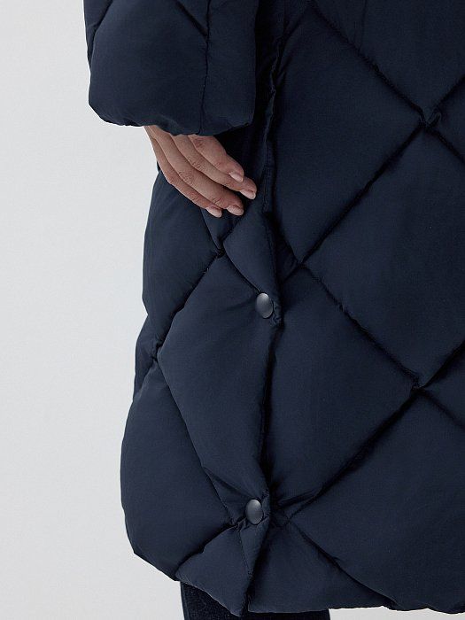 Quilted down coat 179630081-140