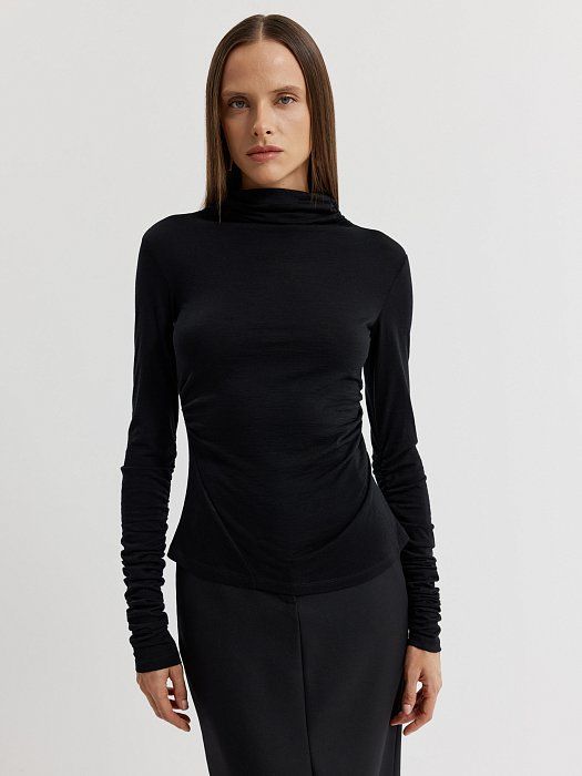 Draped turtleneck 425020225-167