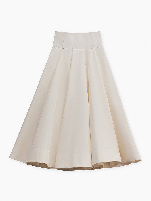 Fluffy taffeta skirt 16916762-593