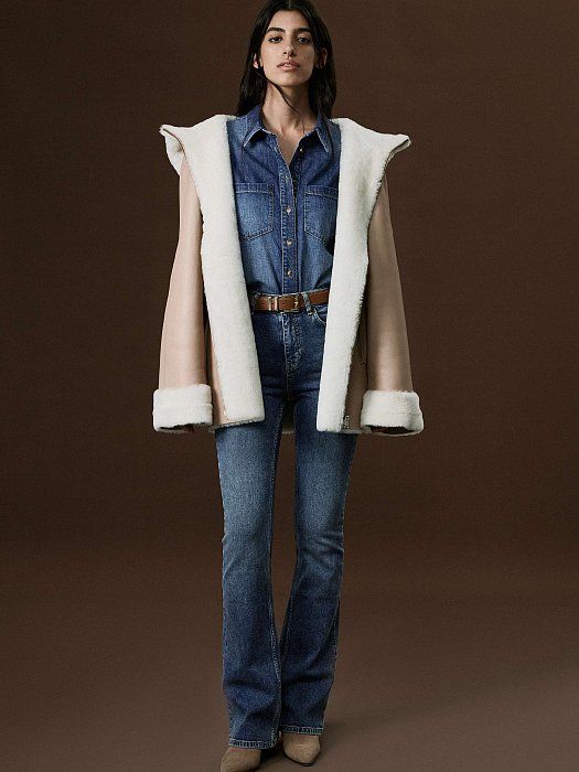 Double-sided sheepskin sheepskin coat 900830075-001