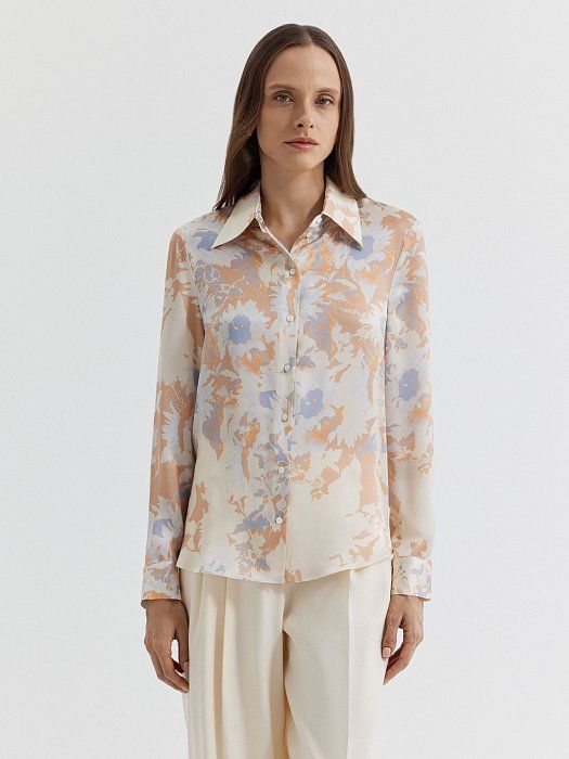 Natural silk blouse 602690234M-808