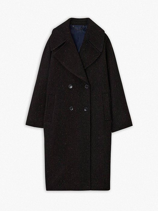 Oversize coat with wool 424030090-760