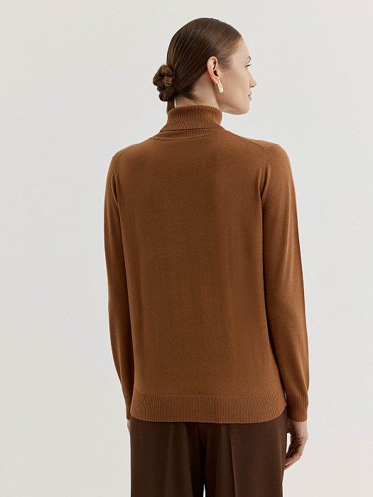 Silk and cashmere turtleneck 602320092-173