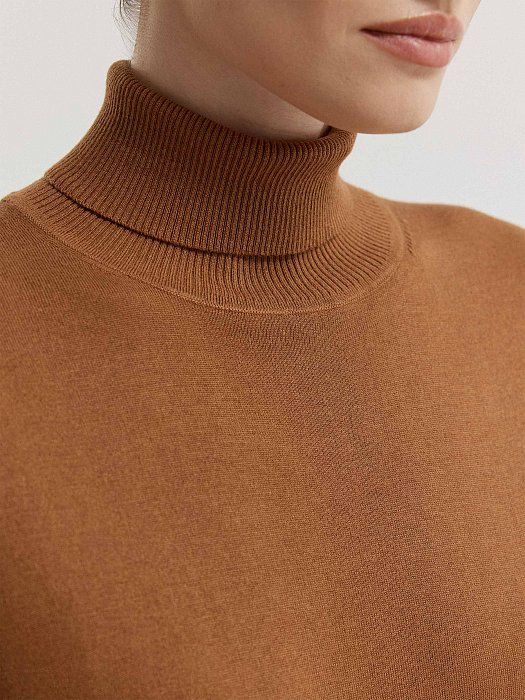 Silk and cashmere turtleneck 602320092-173