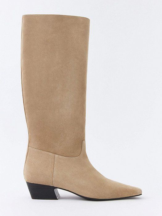 Suede Pointy Toe Boots 905480045-001