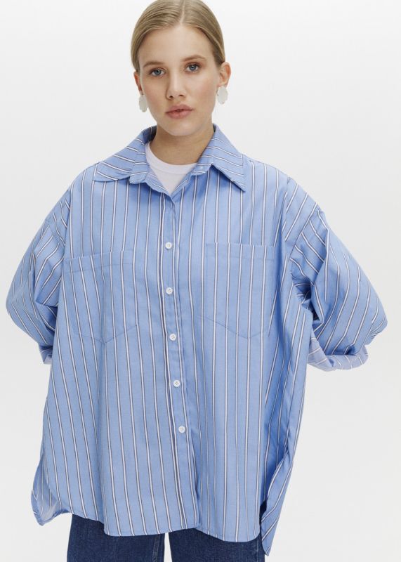 Oversized Striped Shirt