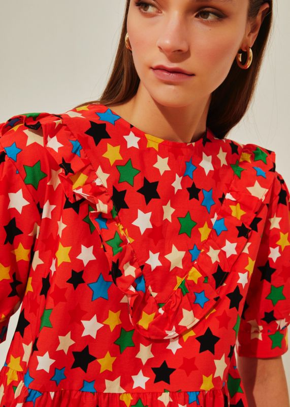 Star Pattern Dress