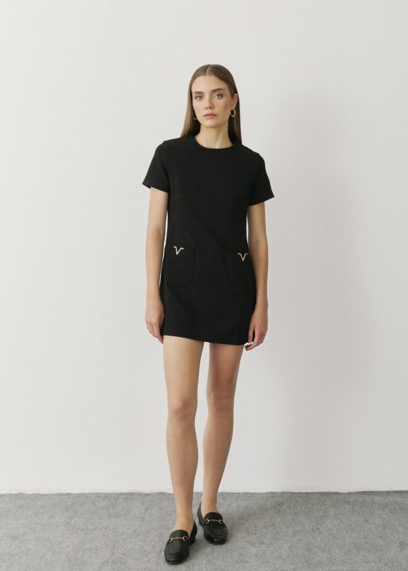 SHORT SLEEVE MINI DRESS