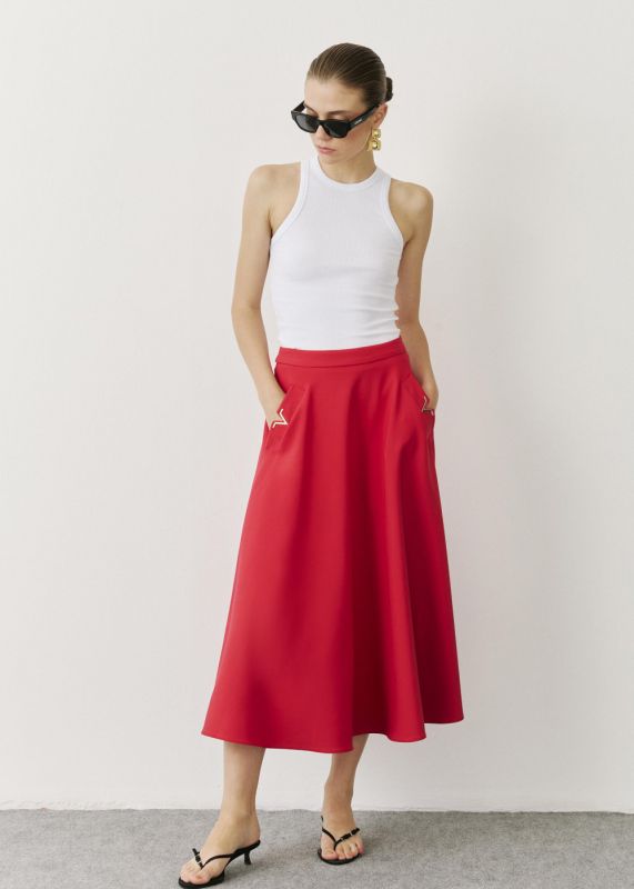 MINI LENGTH SKIRT WITH POCKETS