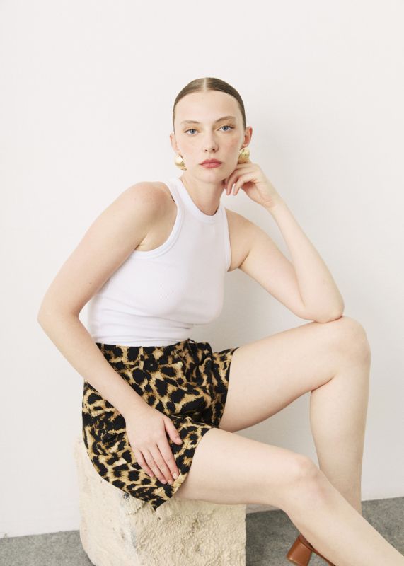 LEOPARD PRINT SHORTS