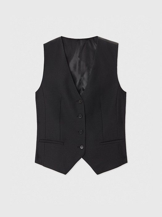 Vest made of 100% wool 408440132-167