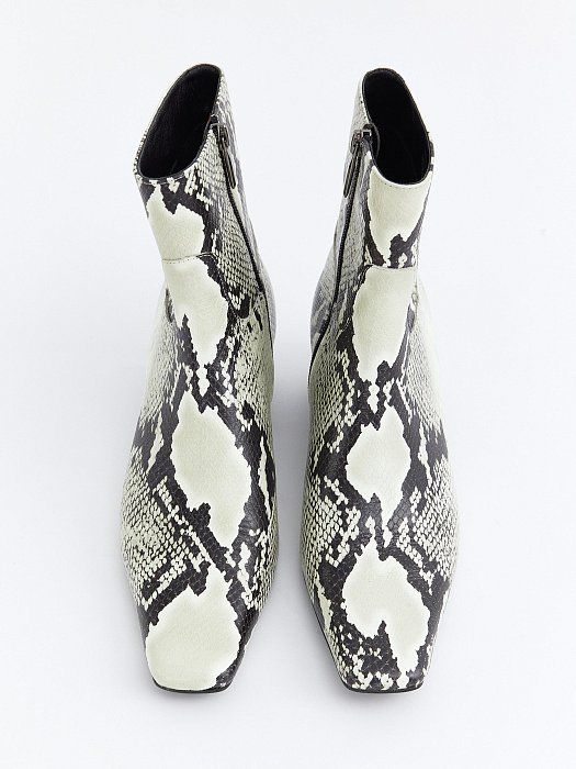 Snake print booties 905380044-804