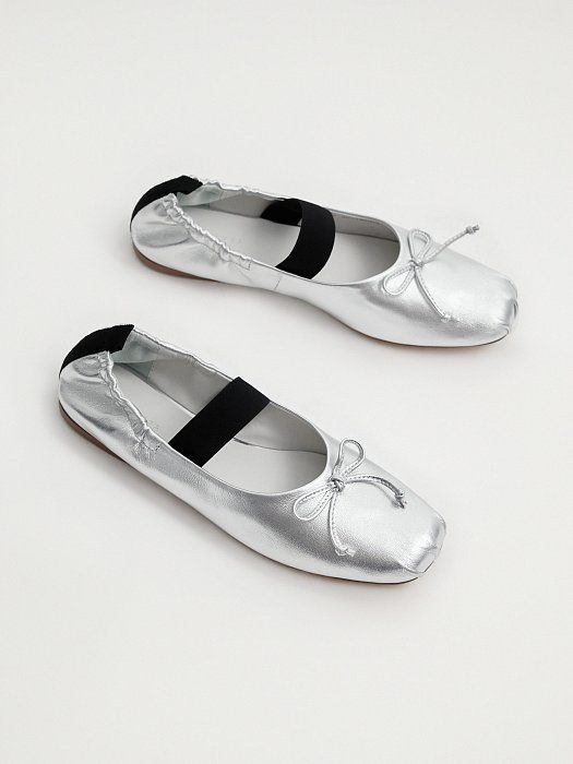 Square toe ballet flats 901780031-042